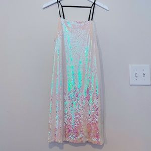 💍 Sparkly White Bachelorette dress